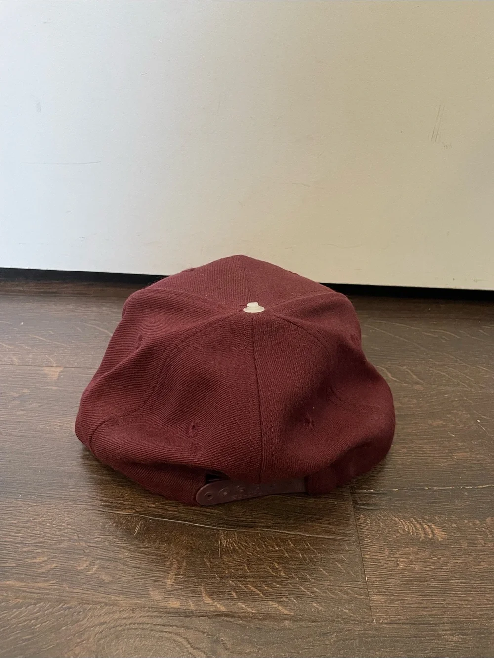 Harvard University Veritas Embroidered Hat Cap Maroon Snapback Wool